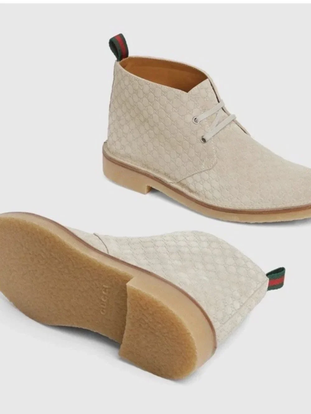 NIB Gucci GG suide ankle boots G 10 US 10.5-11